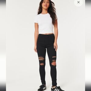 Hollister high rise super skinny jeans 